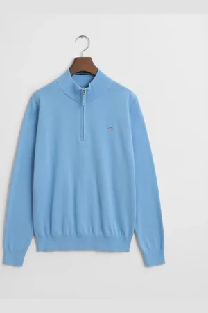 GANT Teens Teens Shield sweater i bomuld med halv lynlås (134/140)