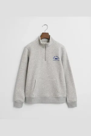 GANT Teens Teens sweatshirt med grafik og halv lynlås (134/140)