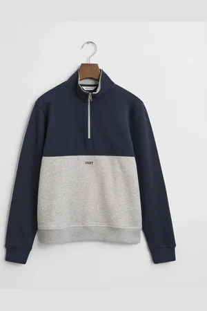 GANT Teens Teens sweatshirt med blokke og halv lynlås (134/140)