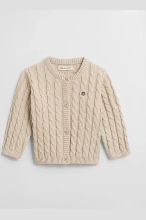 GANT Børn Baby Shield cardigan af bomuld med kabelstrik (68)