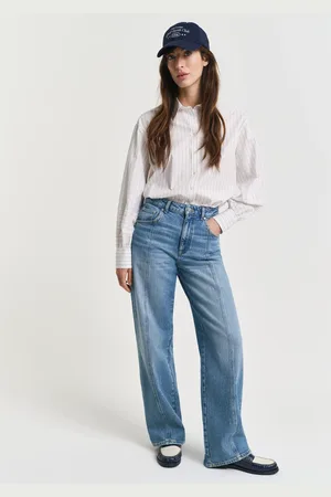 GANT Dame Relaxed fit jeans med lige søm (25)