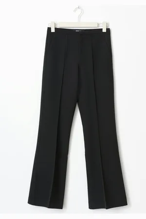 Gina Tricot Tall bootcut trousers - Bukser - Sort - XS - Dame