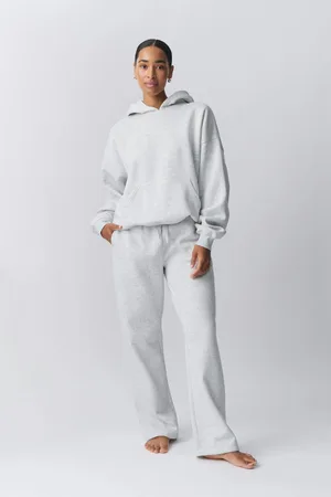 Gina Tricot Basic straight sweatpants - Joggingbukser - Grå - XXS - Dame