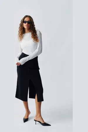 Gina Tricot Pleated skirt - Nederdele - Sort - XS - Dame