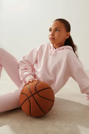 Gina Tricot Y oversized hoodie - overdele - Pink - 134/140 - Pige
