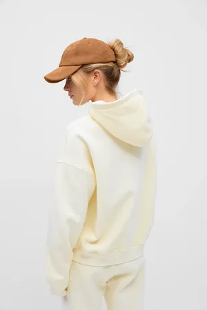 Gina Tricot Basic original hoodie - hoodies - Gult - XXS - Dame