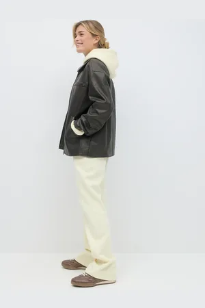 Gina Tricot Basic straight sweatpants - Joggingbukser - Gult - XXS - Dame