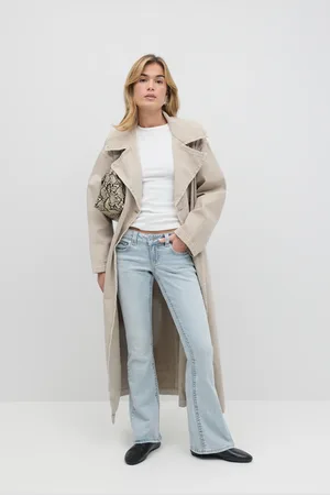 Gina Tricot Y2k low bootcut jeans - Flare & bootcut jeans - Blåt - 32 - Dame