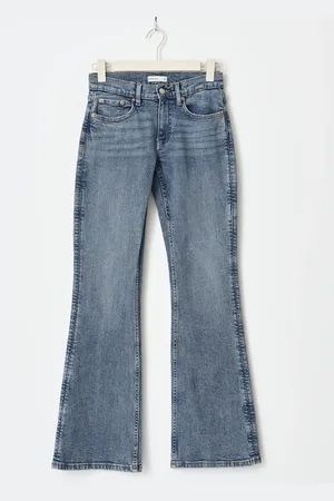 Gina Tricot Low tall bootcut jeans - Flare & bootcut jeans - Blåt - 32 - Dame