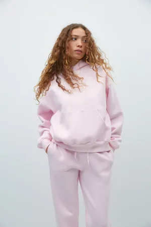 Gina Tricot Basic original hoodie - hoodies - Pink - S - Dame