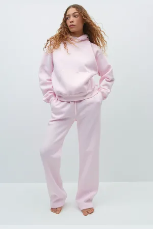 Gina Tricot Basic straight sweatpants - Joggingbukser - Pink - XXS - Dame