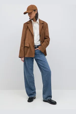 Gina Tricot Baggy jeans - Baggy & loose jeans - Blåt - 32 - Dame