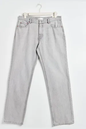 Gina Tricot Low straight tall jeans - low-straight-jeans - Grå - 32 - Dame
