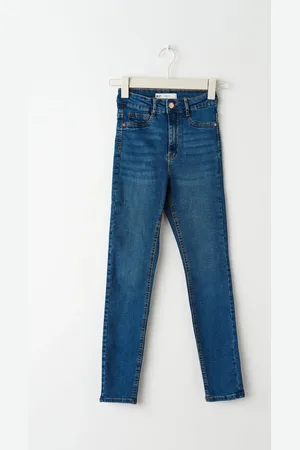 Gina Tricot Molly petite high w jeans - Highwaist jeans - Lilla - XXS - Dame