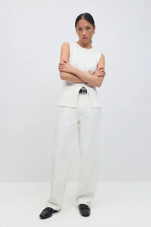 Gina Tricot Baggy jeans - Baggy & loose jeans - Hvid - 32 - Dame