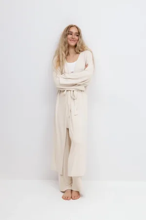 Gina Tricot Homewear robe - Homewear - beige - XS - Dame