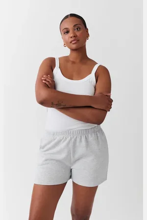 Gina Tricot Sweat shorts - Sweat shorts - Grå - XXS - Dame
