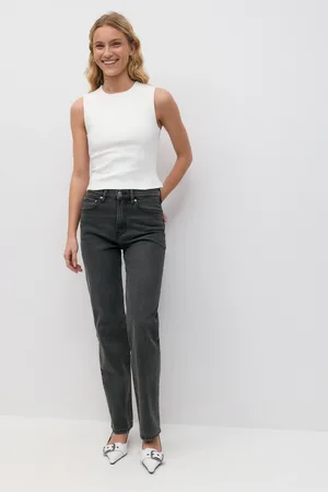 Gina Tricot Tight top - Toppe uden ærmer - Hvid - XXS - Dame