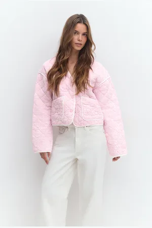 Gina Tricot Quilted jacket - Jakker - Pink - XS - Dame