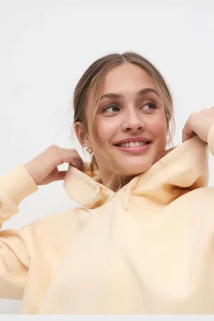 Gina Tricot Y oversized hoodie - overdele - Gult - 134/140 - Pige