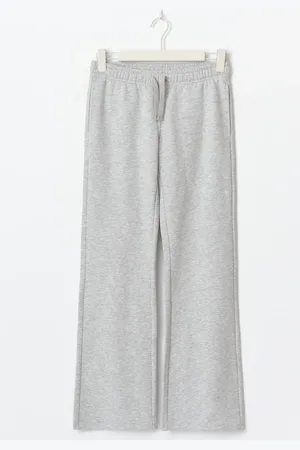 Gina Tricot Y low waist sweatpants - underdele - Grå - 134/140 - Pige