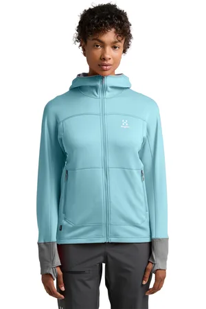 Haglöfs Betula Hood Women Frost Blue/Concrete