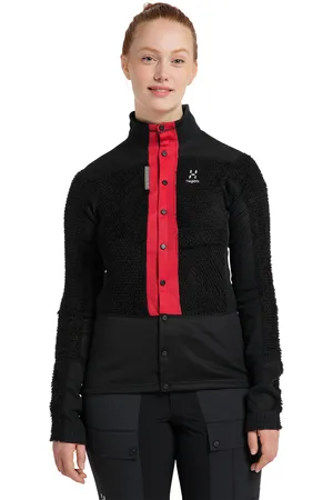 Haglöfs L.I.M ZT Sync 2 Mid Jacket Women True black/Zenith red