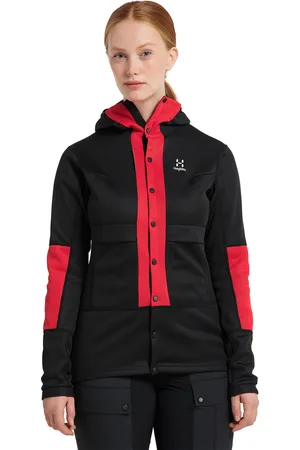 Haglöfs L.I.M ZT Sync 1 Mid Hood Women True black/Zenith red