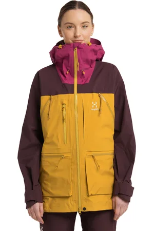 Haglöfs Vassi GTX Pro Jacket Women Autumn Leaves/Burgundy Brown