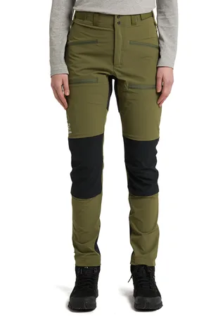 Haglöfs Rugged Slim Pant Women Olive Green/True Black