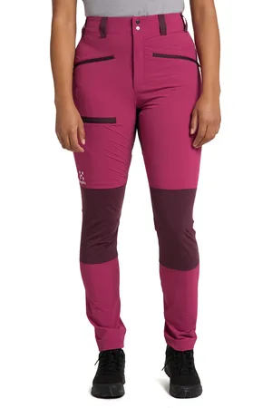 Haglöfs Mid Slim Pant Women Deep Pink/Aubergine
