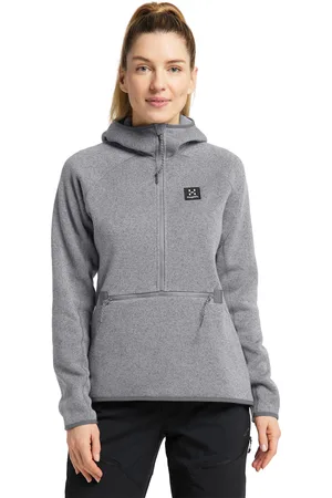 Haglöfs Risberg 1/2 Zip Women Concrete