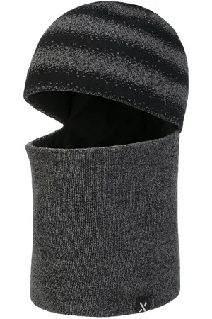 maximo Twotone Stripes Kids Balaklava by