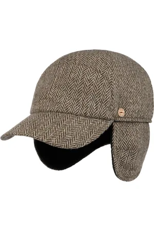 Mayser Herringbone Kasket med Øreklapper by