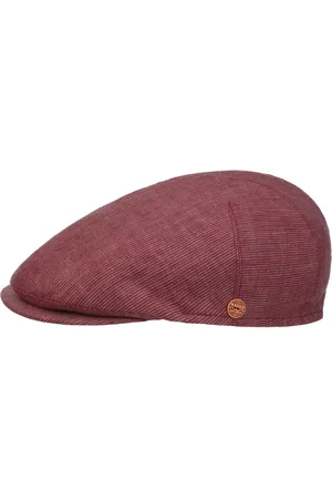 Mayser Sidney Linen Stripes Flat Cap by