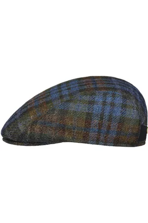Mayser Lennart Check Shetland Flat Cap by