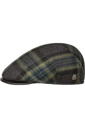 Mayser Marzio Wool Check Flat Cap Zechbauer by