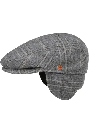 Mayser Merlino Casual Flat Cap med Øreklapper by