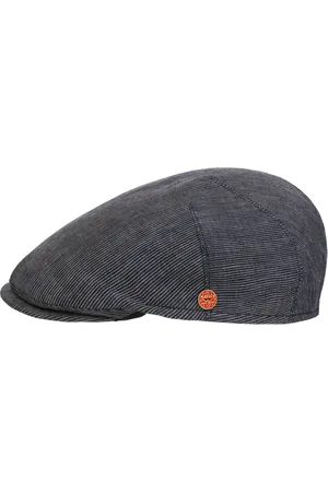 Mayser Sidney Linen Stripes Flat Cap by