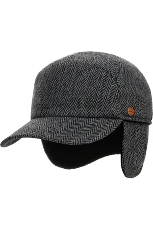Mayser Herringbone Kasket med Øreklapper by