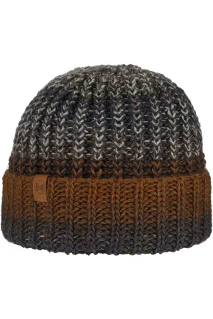 Buff Knitted & Fleece Strikket Hue by