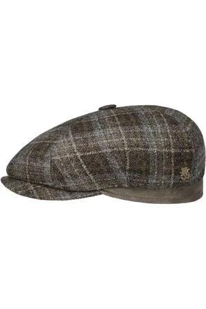 Mayser Emil Wool Check Flat Cap Zechbauer by