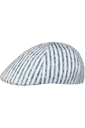 Lipodo Twotone Stripes Kids Flat Cap by