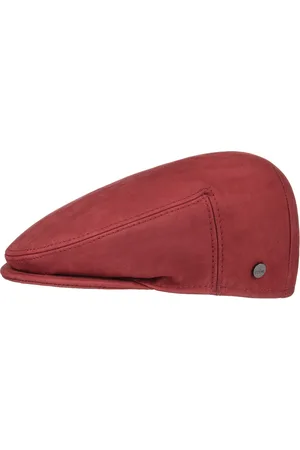 Lierys Classic Læder Flat Cap by
