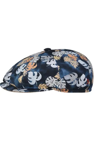 Alfonso D´Este Cotton Leaves Flat Cap by Alfonso DEste