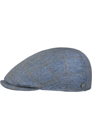 Lierys Capri Herringbone Silk Flat Cap by