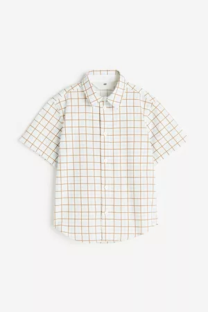 H&M Drenge Kortærmede skjorter - Kortærmet skjorte i bomuld
