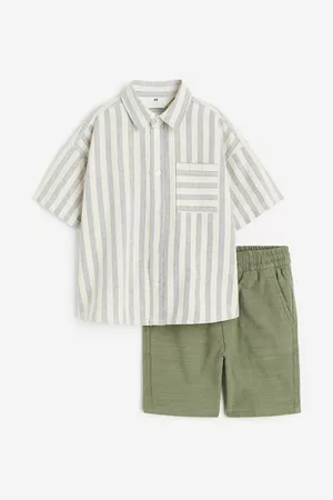 H&M Drenge Langærmede skjorter - 2-delt'sæt i bomuld