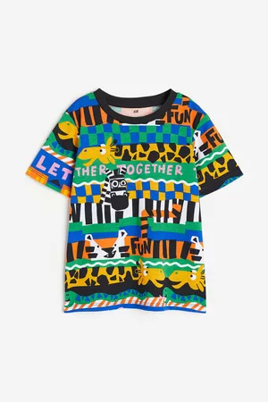 H&M Drenge Kortærmede - T-shirt med tryk