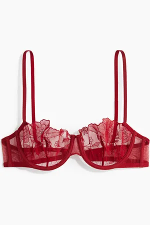 H&M Broderet balconette-bh